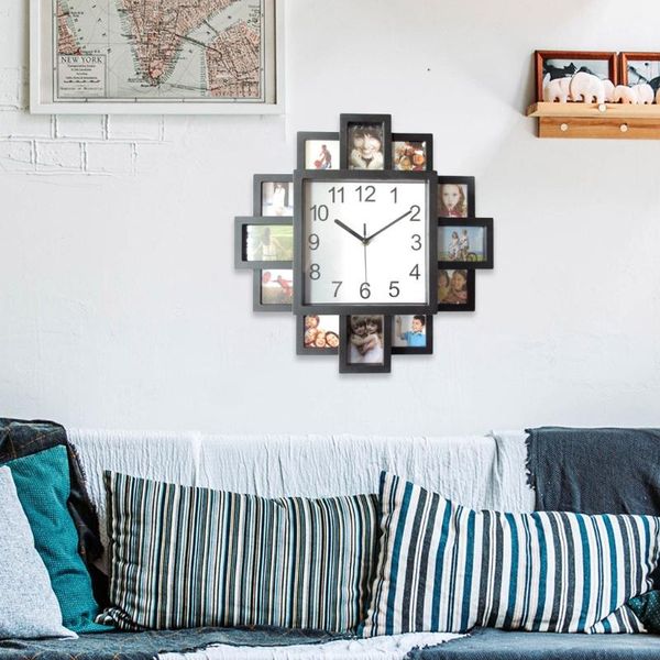

retro style 16" plastic frame wall clock creative vintage design timing equipment hanging watch for home bedroom desktop