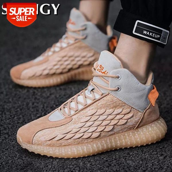 

new sneakers men's basketball shoes mesh breathable fish scale surface trainers shoes men rubber soled sports casual male #e59w