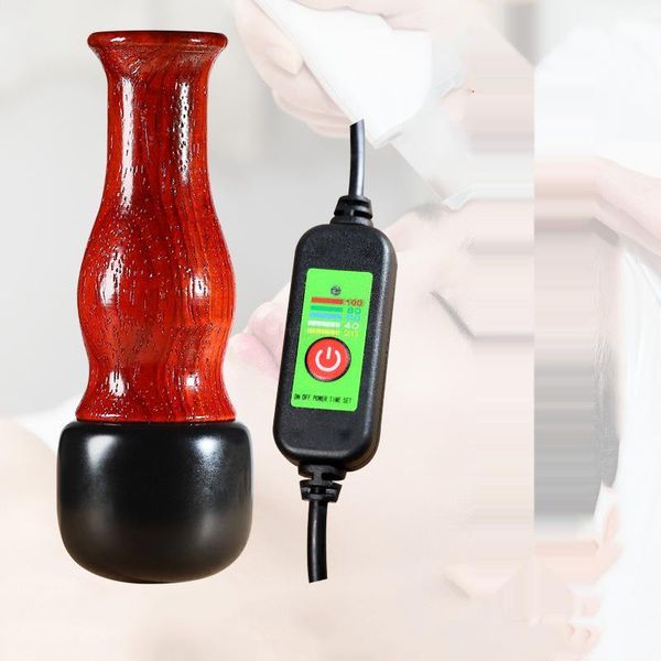 

electric massagers facial bianstone warm moxibustion apparatus, heating gua sha, body massage apparatus with round head