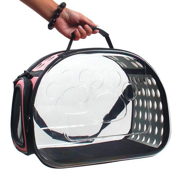 

cat carriers,crates & houses transparent backpack fashion pet bag carrier for cats space foldable breathable travel outdoor