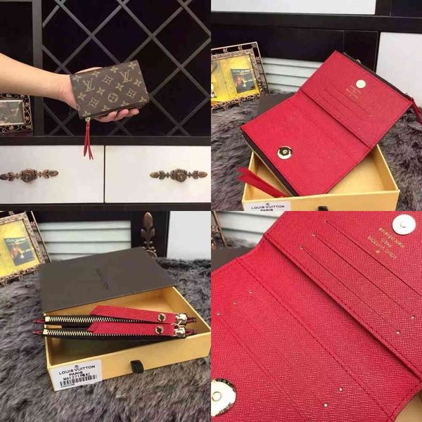 

m61271 double zipper wallet women s clutch leather wallets purse mini clutches exotics evening chain belt bags