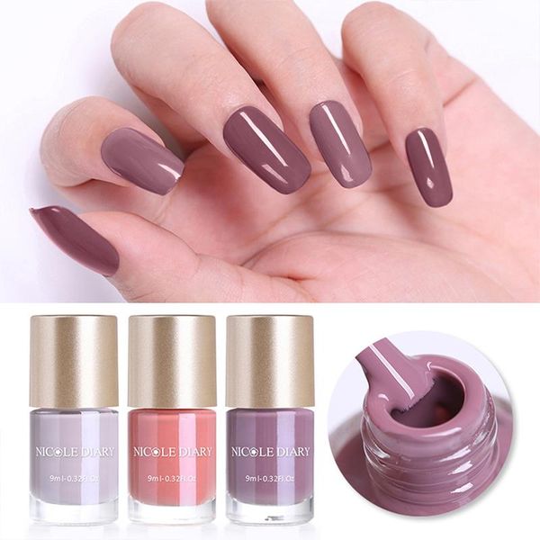 

nail polish nicole diary 9ml series varnish quick dry eco-friendly art 6 colors