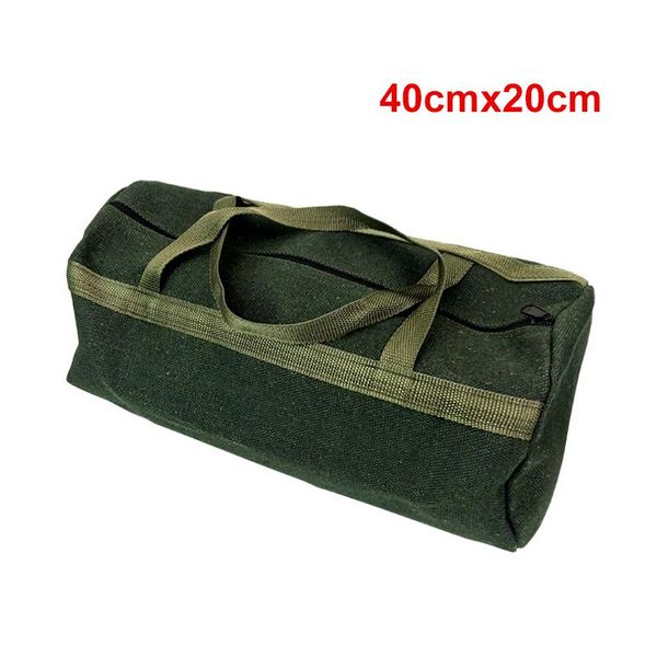 

storage bags thick canvas tool bag for auto repair tools portable zipper up design organizer instrument pouch durable th