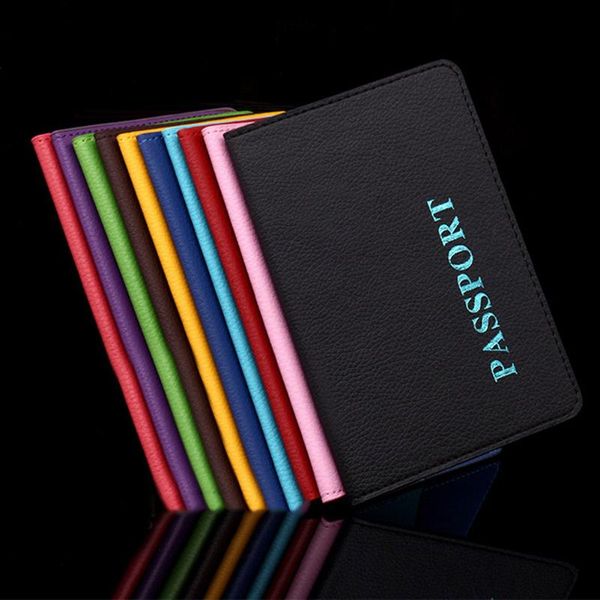 

card holders women men rfid vintage business passport covers holder multi-function id bank pu leather wallet case travel accessories, Brown;gray
