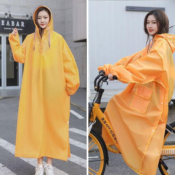 

raincoats fashion transparent raincoat with hood waterproof poncho hiking camping electric bicycle gabardinas clothes df50yy
