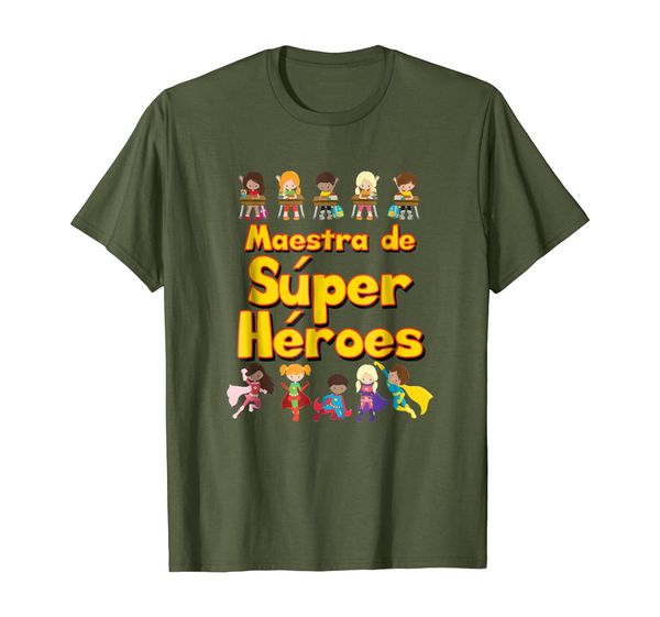 

Comic Book Super Hero Student Spanish Teacher Tshirt, Mainly pictures