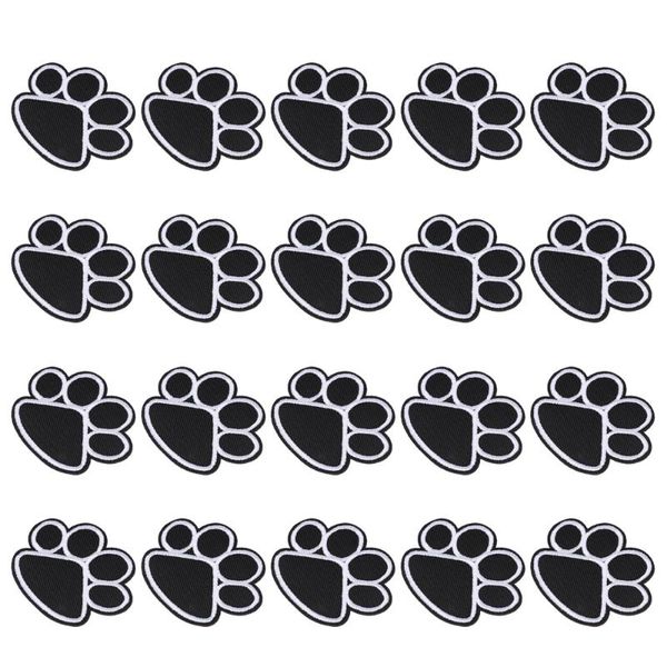 

gift wrap 20pcs exquisite embroidery patches assorted dog pattern cloth stickers