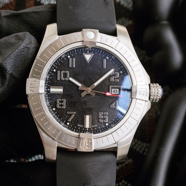 

wristwatches designer watches luxury mens watches automatic watch fine steel calendar 43mm waterproof mechanical man watch, Slivery;brown
