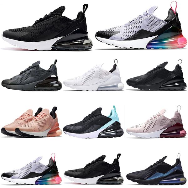 

2021 270s running shoes for mens womens triple black white barely rose tiger teal regency purple gold pink be true trainers outdoor sports w