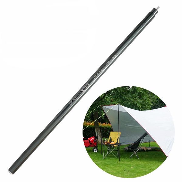 

tents and shelters outdoor camping tent pole thicken aluminum alloy adjustable support rods hiking backpacking beach shelter tarp awning 2.4