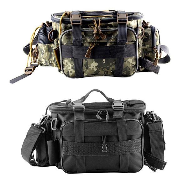 

fishing accessories multifunctional tackle bag oxford fish lure storage case utility shoulder pack