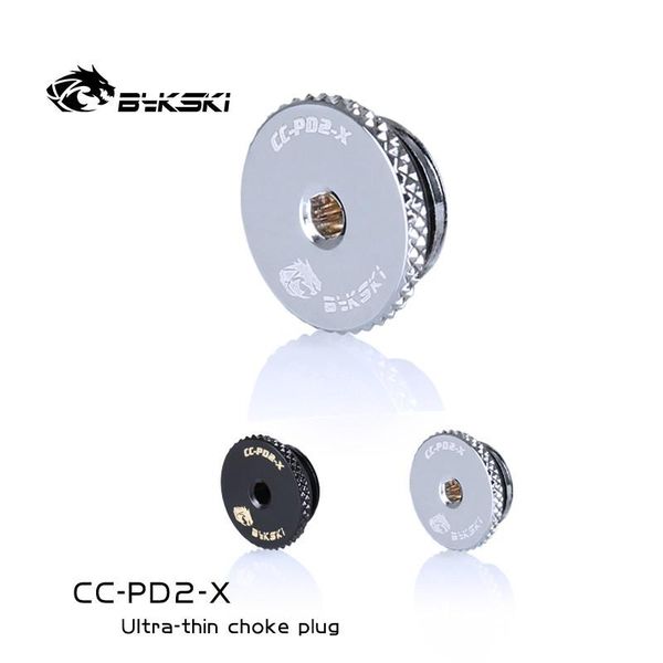 

bykski g1/4" water cooling fittings ultra-thin plug cc-pd2-x