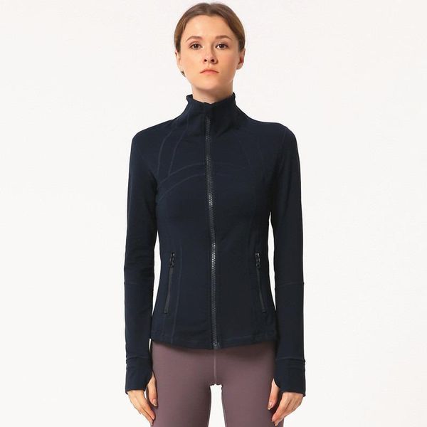 

autumn winter yoga jacket running sports fitness jacket yoga clothes women long sleeves jogging training workout active, White;red