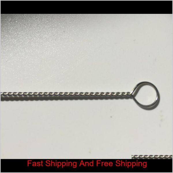 

17.5cm stainless steel drinking straws cleaning brush pipe cleaner tube baby bottle cup reusable household qyldeb pthome