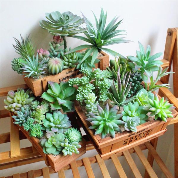 

decorative flowers & wreaths home garden decoration, artificial mini bonsai, green for plants, desk small, living room, party material