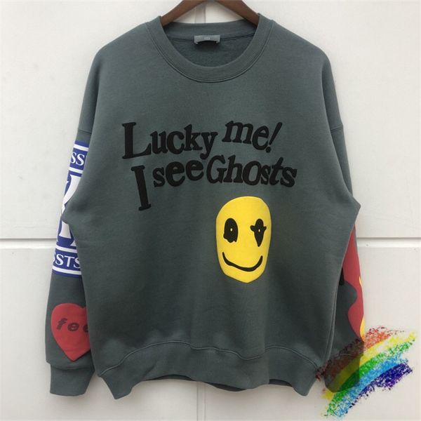 

2021 new impresso 3d sorte me com capuz kanye oeste homem mulher streetwear pulver sweatshirts crianas ver fantasmas hoodie j6py, Black