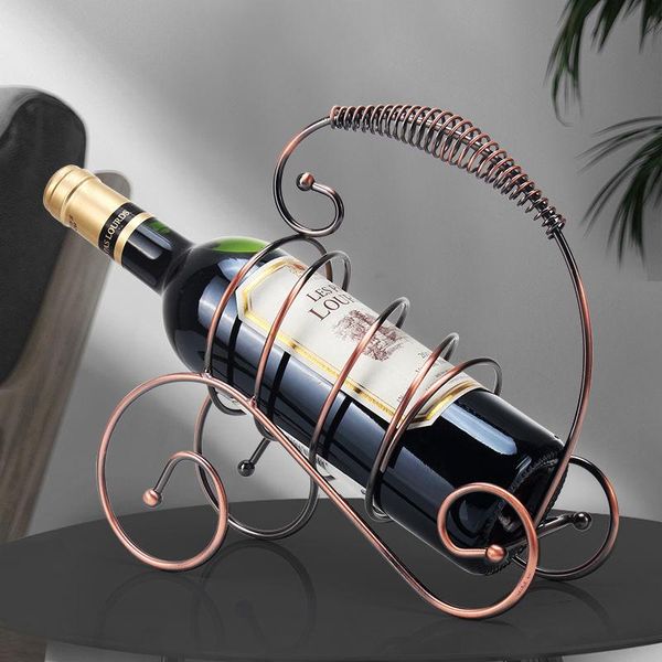 

tablewine racks rack creative retro metal hanging glass bar red champagne display bracket decoration