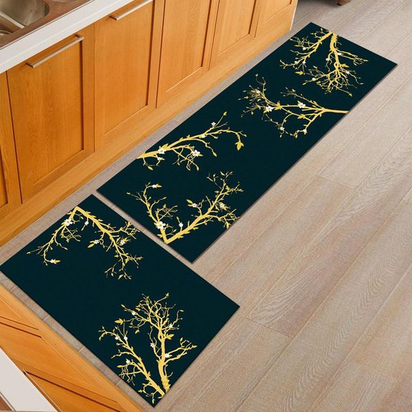 

carpets 2pcs/set anti-slip kitchen mat set living room bedroom carpet bathroom dinning roomtable bath rug doormat