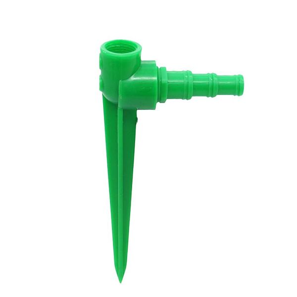 Attrezzature per irrigazione 1/2 ''Picchetto in plastica con tubo flessibile Connettore multifunzione Staffa per ugello di irrigazione per tubo da giardino per irrigatore per prato 2 pezzi