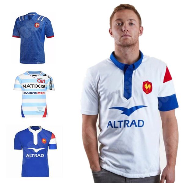

new french rugby jerseys shirts babillot huget lauret lopez maestri medard priso serin thomas slimani poirot medard, Black;gray
