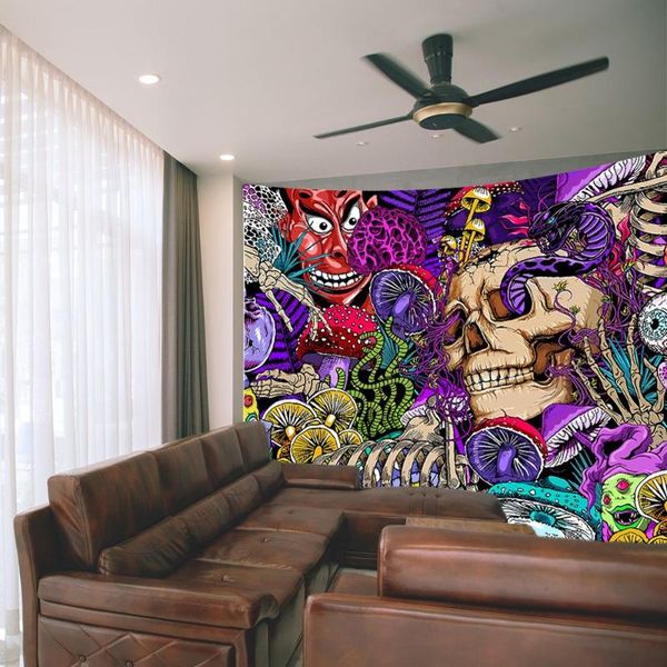

tapestries bedroom colorful polyester wall hanging abstract pattern trippy tapestry background cloth