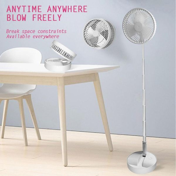 

mini folding fan usb rechargeable student portable small floor fan dormitory bed office deskhome folding