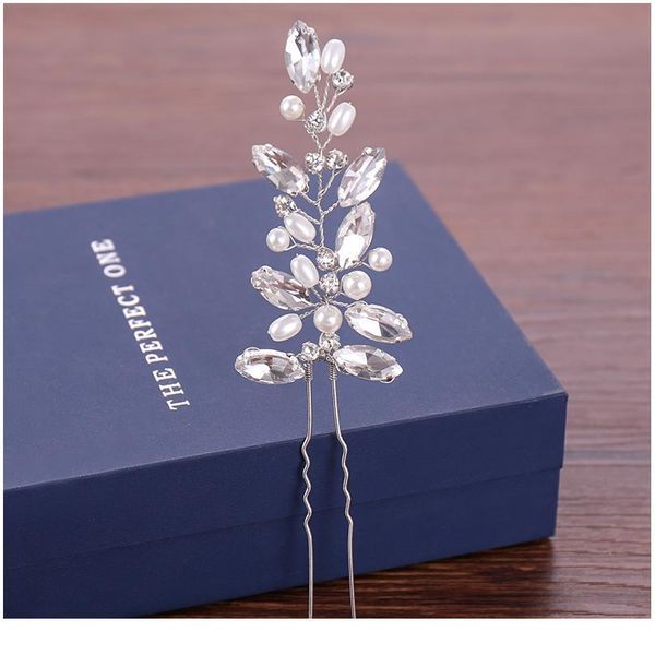 

women hairpins wedding hair pins bridal hair accessories pearl crystal silver color hairpin bridal ornament wedding hair jllocz