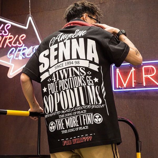 

summer men's t-shirt tidal couples korean undergarments 6ha9, White