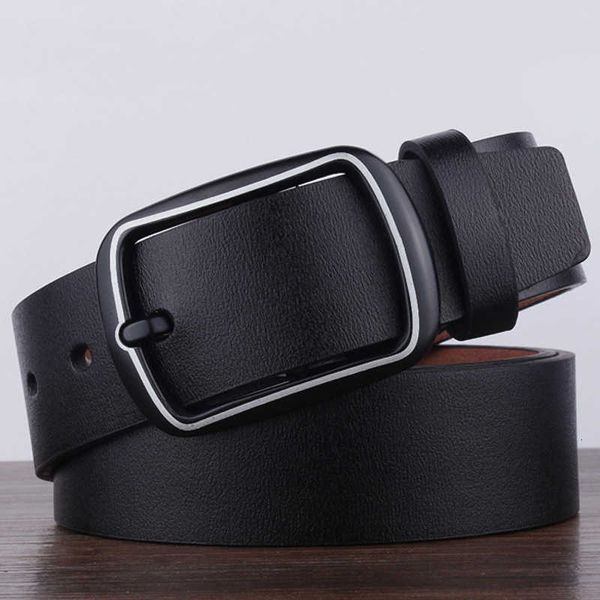 

2021 men's leather belt men leather belt male casual mens belts cowboy strap male belts for men riemen, Black;brown