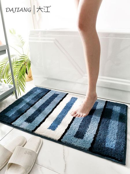 

geometric floor rug bedroom welcome machine washable bathroom toilet rug hand washable simple tapis chambre home textile bf50ru