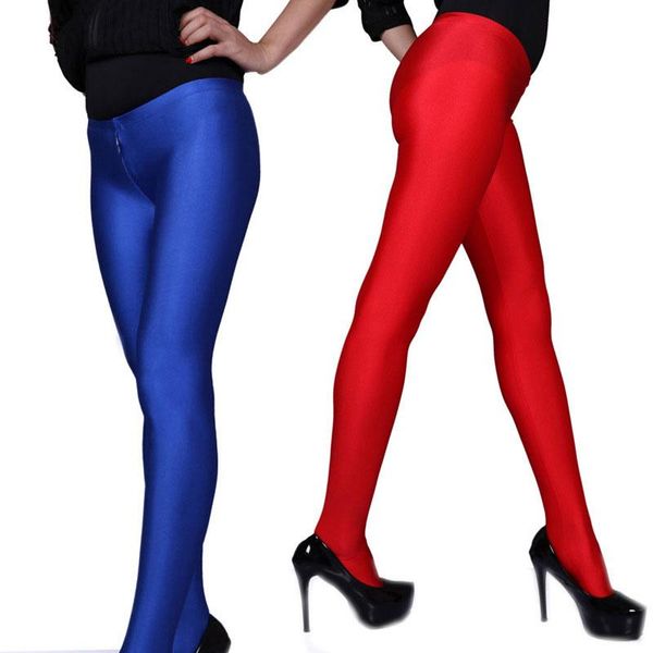 

women's pants & capris women spandex shiny two way zipper open crotch leggings full length low-waist pencil legging plus size f45, Black;white