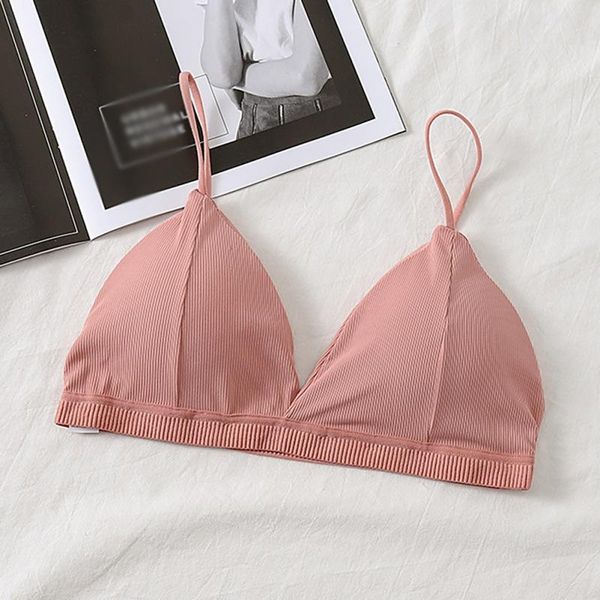 

bras wire seamless underwear summer cotton tube women, Red;black