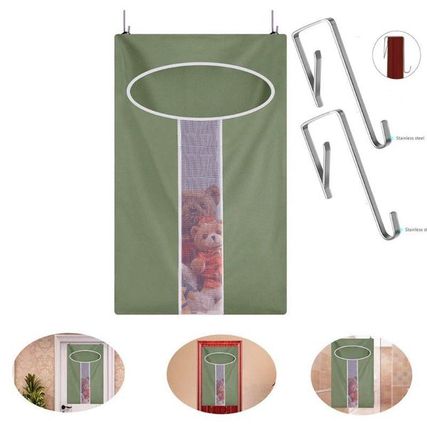 

storage bag household large capacity dirty clothes pocket hanging laundry bag