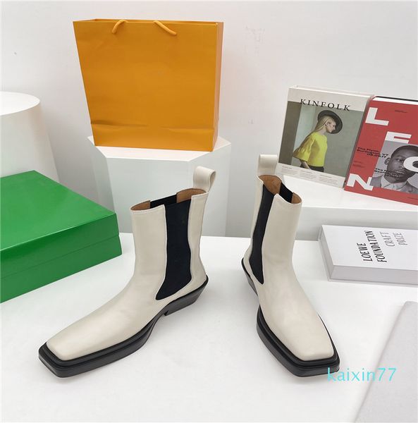 

designer classic short boots joker martin order imported leather knight wholesale soles soft and comfortable with high 4.5 cm size 35 to 4, Black