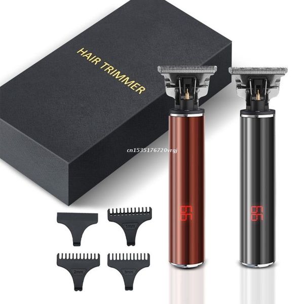 

hair clippers professional men t-blade beard trimmer barber grooming cordless dropship