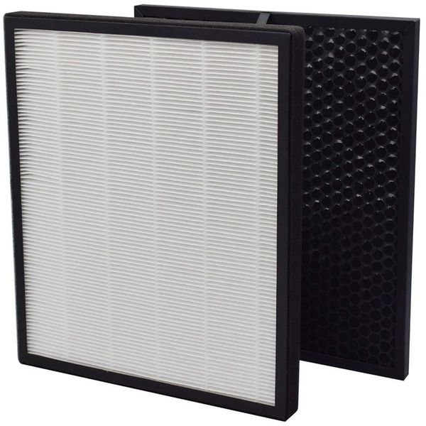 

air purifier true hepa & activated carbon filters set for levoit -pur-131 air purifier