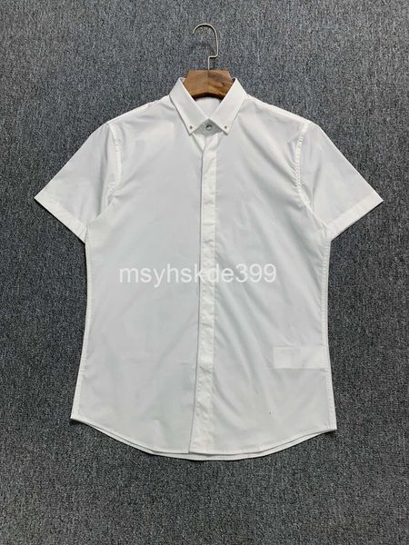 

men's casual shirts summer men's shirt fabric version cut, White;black