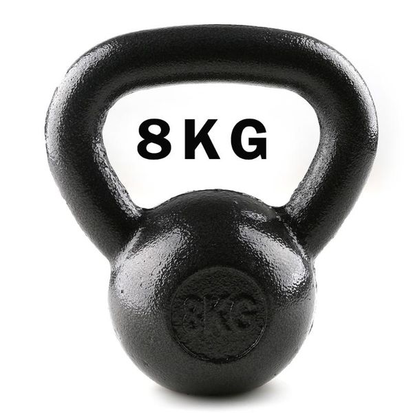 

dumbbells 8kg fitness competitive gym commercial cast iron kettlebell painted