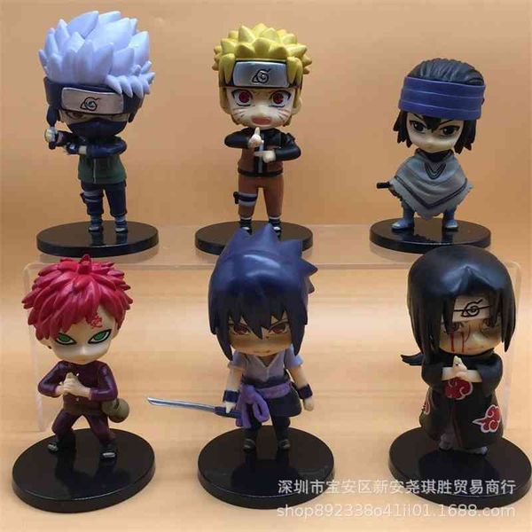 

6 naruto kakashi i love rozo assistant office car cake decoration doll