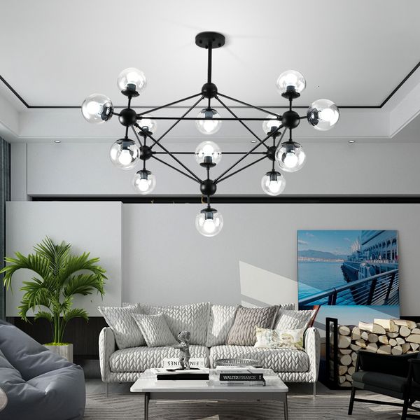 

2021 new nordic led lustre to dining decoration liquor lamps black elegant room tree branch house light interior r5as