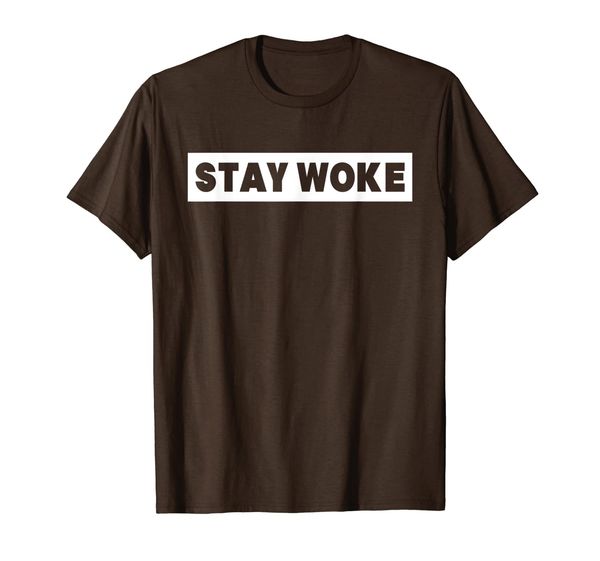 

stay woke tshirt women men political protest equality resist, White;black