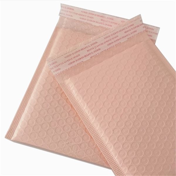 Partyzubehör Rosa Poly-Luftpolsterversandtaschen, gepolsterte Umschläge, mit Luftpolsterfolie gefütterte Polymailer-Beutel zum Verpacken von Maile, selbstklebend, 20220122 Q2