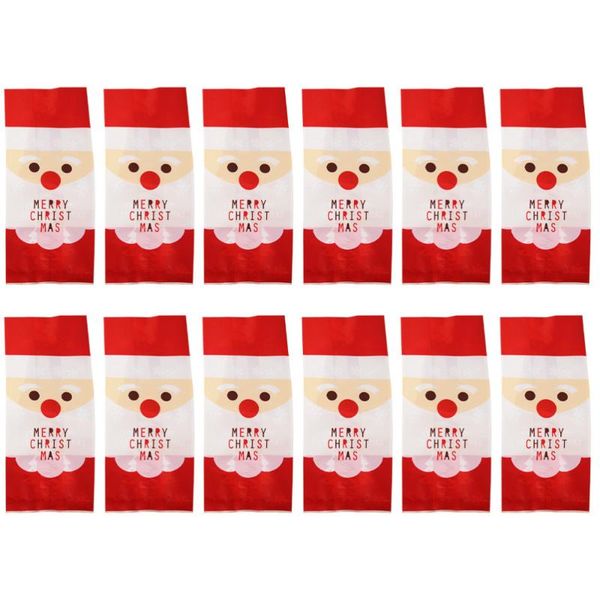 

gift wrap 50pcs christmas candy storage bag packing bags cookie baking pouch