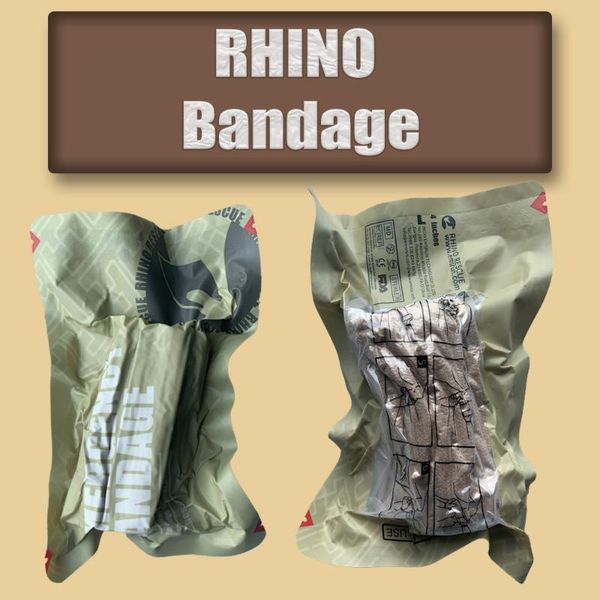 

outdoor gadgets rhino 4in skin tone bandage emergency compression