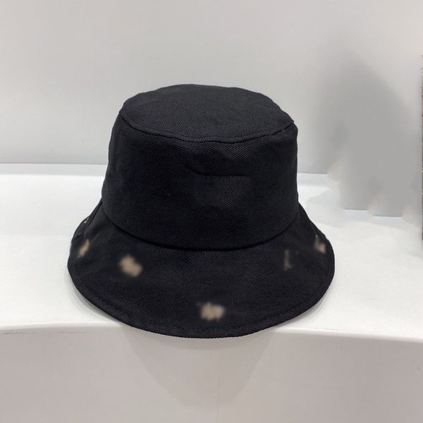 

2021 fashion bucket hats canvas fisherman hats designer caps hats women embroidery logo casual seaside sun hat 3 color, Blue;gray