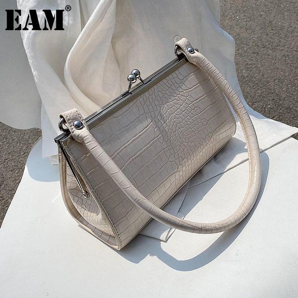 

[eam] women new frame luxury elegant quality pu leather personality all-match crossbody shoulder bag fashion tide 2021 18a2009