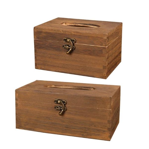 

tissue boxes & napkins box holder storage paper cover car wood cas