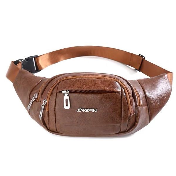 

waist bags 2021 style men's running bag outdoor sports waterproof xie bao lightweight travel pu mobile phone casual large-volume