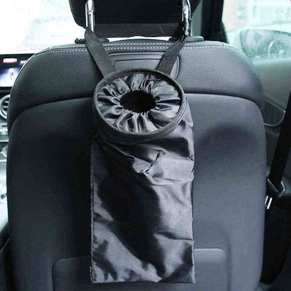 

portable car seat back garbage bag car auto trash can leak-proof dust holder case box car styling oxford cloth w220312