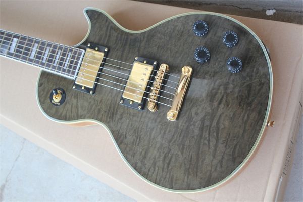 

delivery, tiger maple electric guitar, rosewood fingerboard , electric guitar